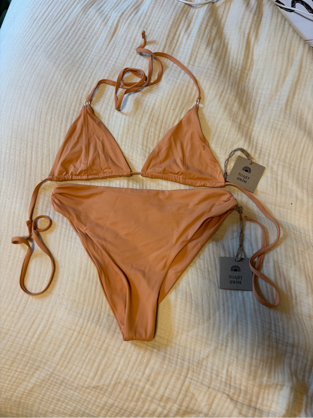 Toast Swim Bikini Set in Sandstone